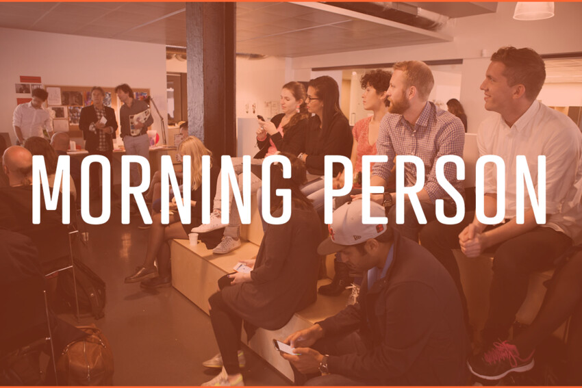 Morning Person of the Day: Karoline Holhjem