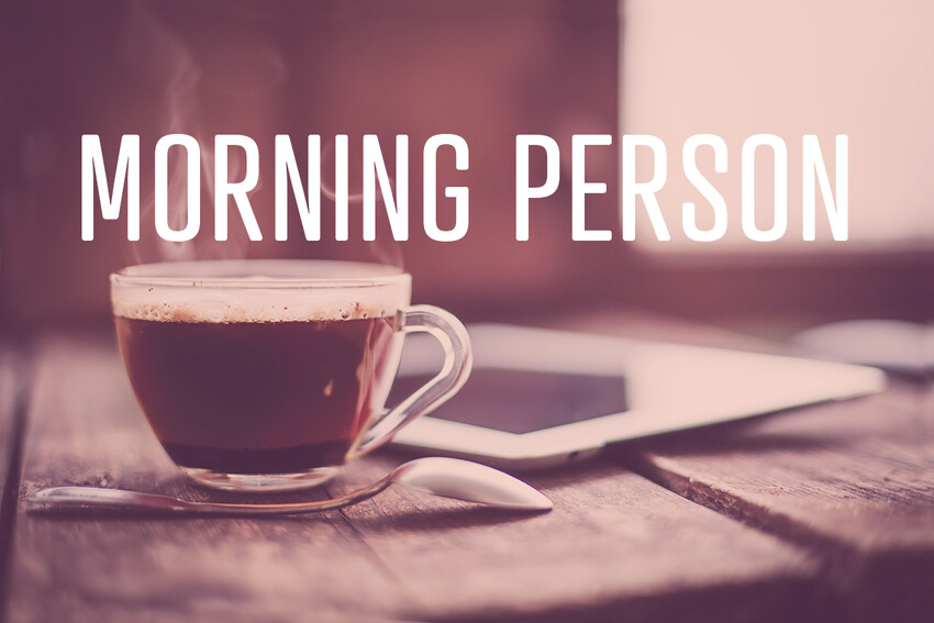 Morning Person: William Walker